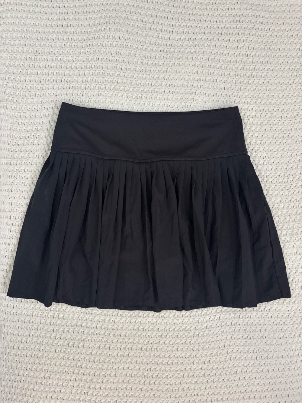 Fabletics Black Pleated Skirt with built in Shorts Tennis Golf - Women's